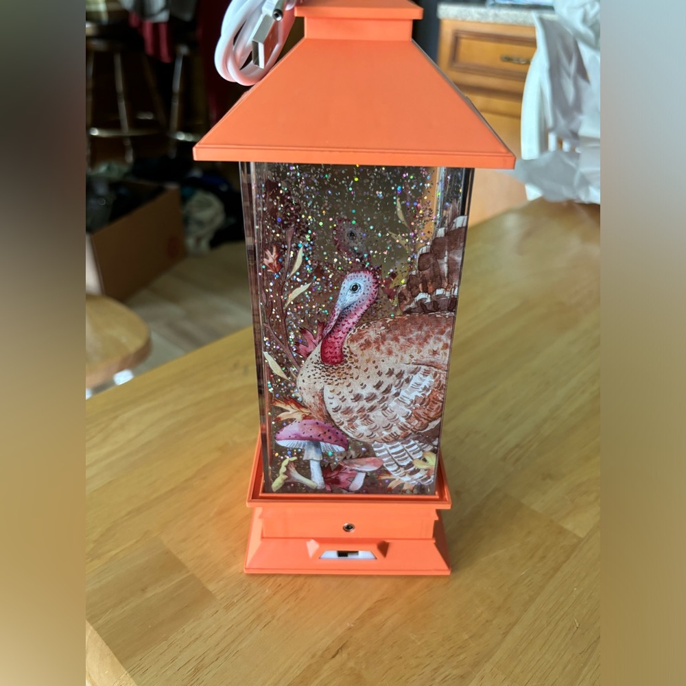 LED Acrylic Turkey Lantern